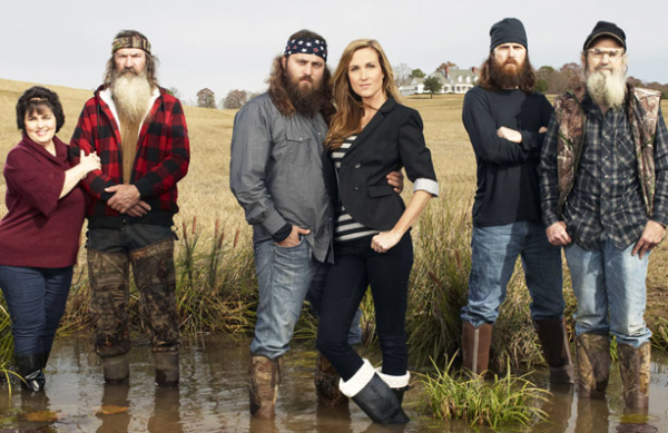 The cast of A&amp;E&#39;s Duck Dynasty.