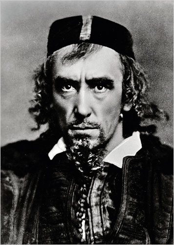 Actor Henry Irving, seen here as Shylock, was held in the highest esteem by James Agate.