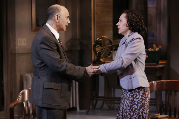 Ned Eisenberg and Marilyn Matarrese star in the Peccadillo Theater Company production of Clifford Odets&#39; Rocket to the Moon, directed by Dan Wackerman, at Theatre at St. Clement&#39;s.