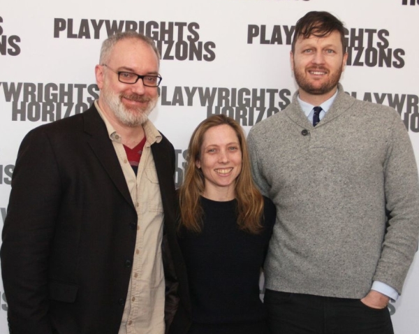 Director Ken Rus Schmoll with writers Jenny Schwartz and Todd Almond.