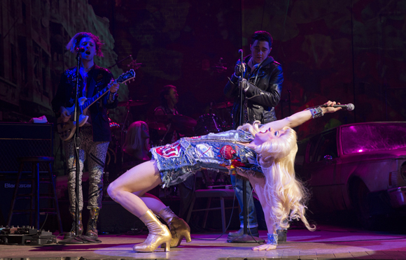 John Cameron Mitchell in Hedwig and the Angry Inch on Broadway.