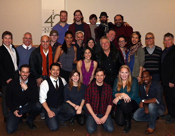 The Hunchback of Notre Dame cast and creative family.