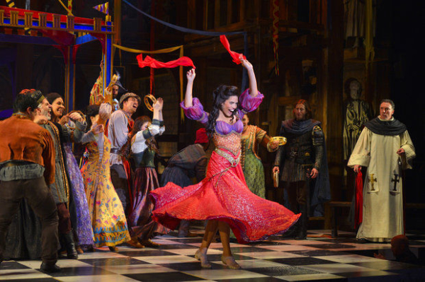 Ciara Renée plays Esmeralda in the United States premiere of The Hunchback of Notre Dame at Paper Mill Playhouse.