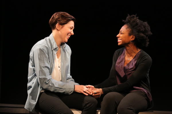 Rebecca Henderson and Rachael Holmes in Tanya Barfield&#39;s Bright Half Life, directed by Leigh Silverman, at New York City Center &mdash; Stage II