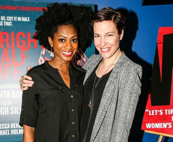 Rachael Holmes and Rebecca Henderson star in the new play Bright Half Life at Women&#39;s Project Theater.