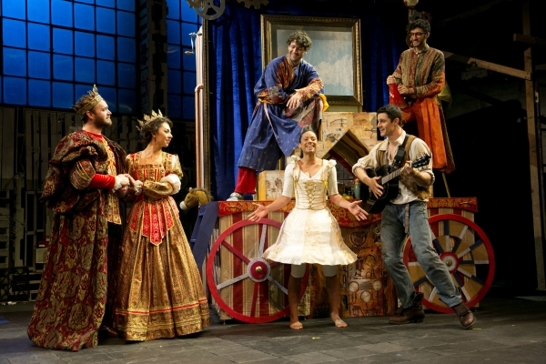 The cast of American Repertory Theater Institute&#39;s production of The Light Princess, directed by Allegra Libonati, at the New Victory Theater.