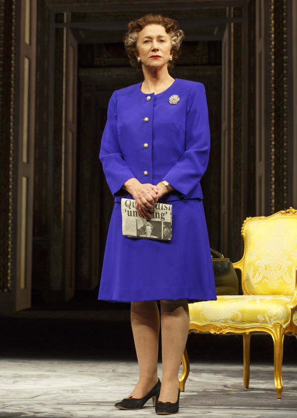 Dame Helen Mirren returns to Broadway as Queen Elizabeth II in Peter Morgan&#39;s The Audience, directed by Stephen Daldry, at the Gerald Schoenfeld Theatre.