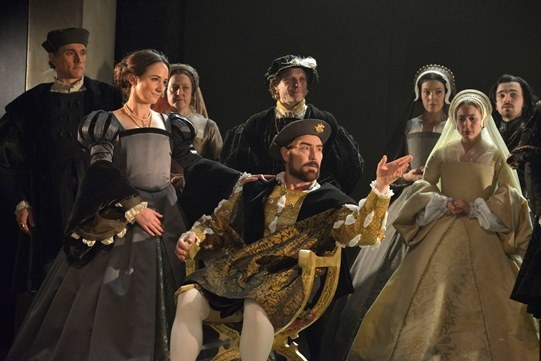 The Royal Shakespeare Company cast of Wolf Hall: Parts 1 &amp; 2, coming to the Winter Garden Theatre.