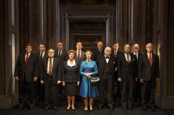 Helen Mirren leads the cast of Peter Morgan&#39;s The Audience, directed by Stephen Daldry, at The Gerald Schoenfeld Theatre.