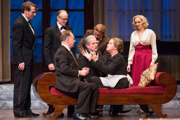The cast of Agatha Christie&#39;s And Then There Were None at the Walnut Street Theatre.