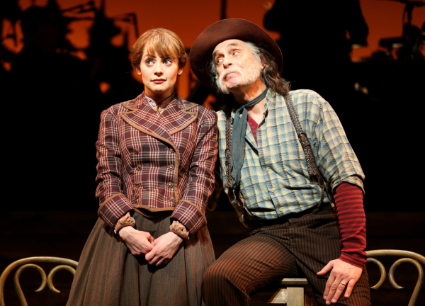Alexandra Socha and Keith Carradine star as father and daughter in Paint Your Wagon.