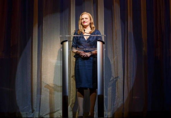 Elisabeth Moss as Heidi Holland in Wendy Wasserstein&#39;s The Heidi Chronicles, directed by Pam MacKinnon, at the Music Box Theatre