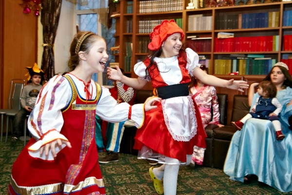 Two young residents of the orphanage founded by Doctor Zhivago producer Anita Waxman.