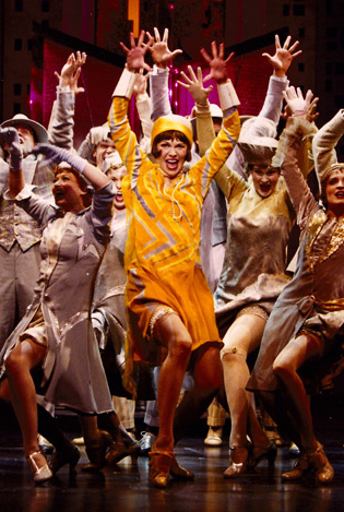 Sutton Foster in the 2002 production of Thoroughly Modern Millie.