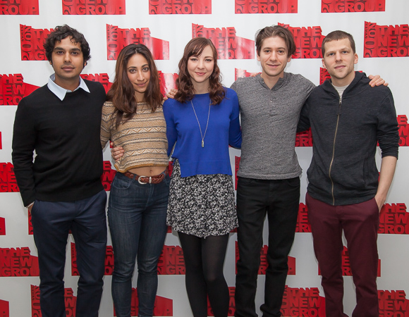 The cast of The Spoils includes Kunal Nayyar, Annapurna Sriram, Erin Darke, Michael Zegen, and Jesse Eisenberg.