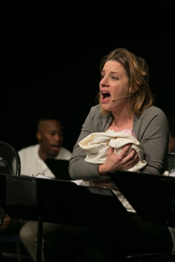Jessie Mueller in the workshop production of Waitress.