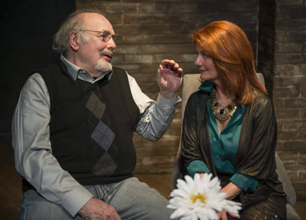 Robert Breuler and Liz Zweifler in Kate Walbert&#39;s Genius, directed by Darrell W. Cox, at Profiles Theatre.