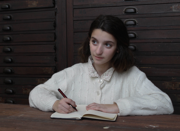 Zehava Younger plays the title character in Boston Children&#39;s Theatre&#39;s presentation of The Diary of Anne Frank.