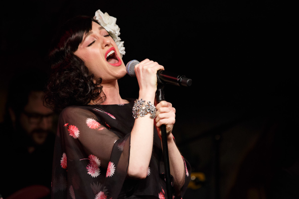 Lena Hall stars in Sin and Salvation, her debut performance at Café Carlyle. 