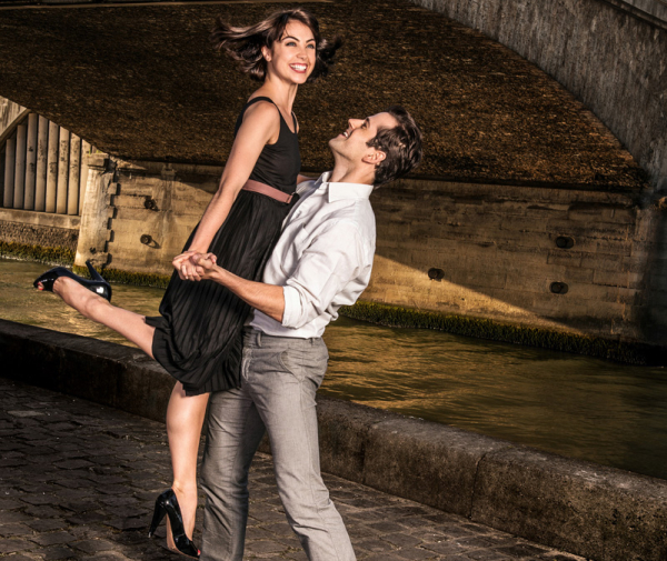 An American in Paris&#39; Leanne Cope and Robert Fairchild dance in the streets of the City of Light.
