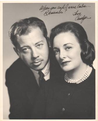 Sometime in the late 1970s Carolyn Leigh personally inscribed this photo of her and Coleman in their younger years. The back reads, &quot;The &#39;Donny&#39; and &#39;Marie&#39; of yesteryear? HAH!&quot; 
