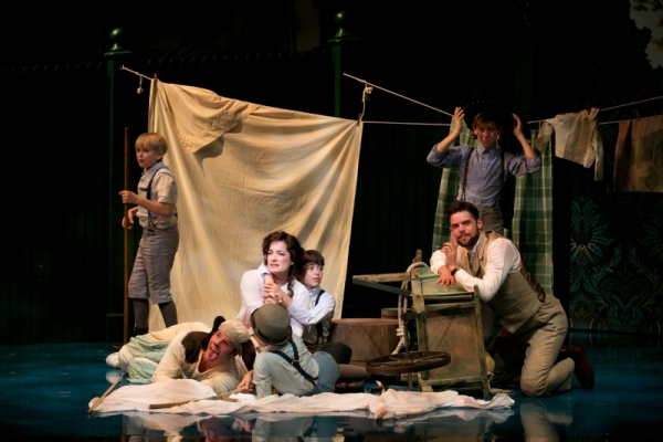 IRNE Award winners Laura Michelle Kelly and Jeremy Jordan in the American Repertory Theater production of Finding Neverland.