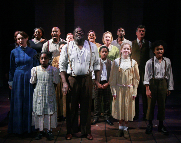 Phillip Boykin (center) and the cast of Lord Tom, now running through April 17.