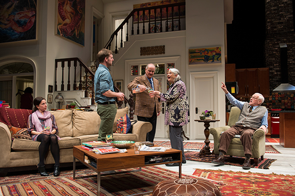 The cast of Rory Kinnear&#39;s The Herd, directed by Frank Galati, at Chicago&#39;s Steppenwolf Theatre. 