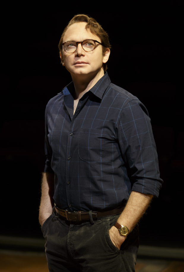 Michael Cerveris stars as Bruce Bechdel in Jeanine Tesori and Lisa Kron&#39;s musical Fun Home at the Circle in the Square Theatre.