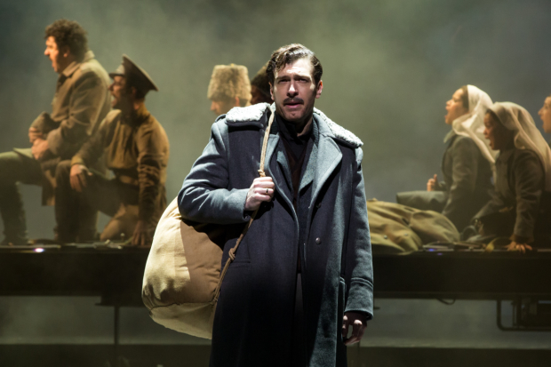 Tam Mutu stars in Doctor Zhivago, directed by Des McAnuff, at the Broadway Theatre.