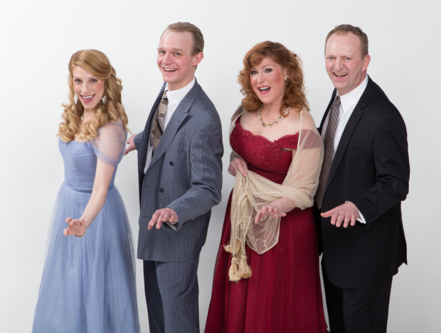 The cast of I Love a Piano begins performances of the musical tonight at Walnut Street Theatre.