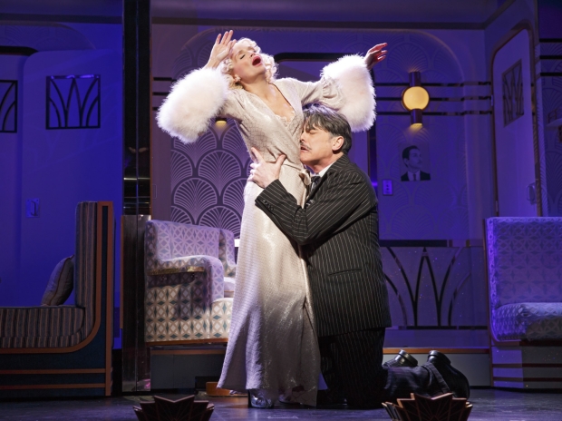 Kristin Chenoweth, seen here with Peter Gallagher, will miss tonight&#39;s performance of On the Twentieth Century due to illness.