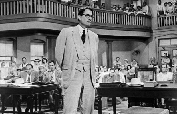 Gregory Peck in the film version of To Kill a Mockingbird.
