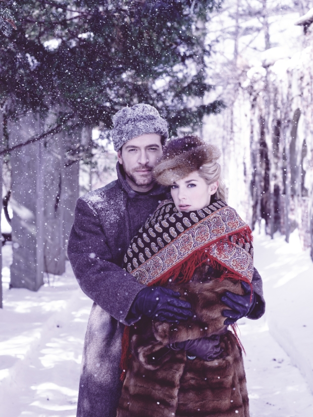 Tam Mutu and Kelli Barrett star in Doctor Zhivago, directed by Des McAnuff, at The Broadway Theatre. The mega-musical was left out in the cold by Tony.