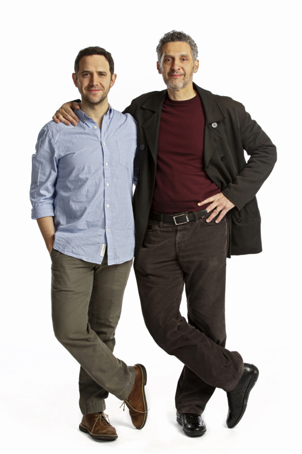 Santino Fontana and John Turturro in Zorba! at New York City Center.