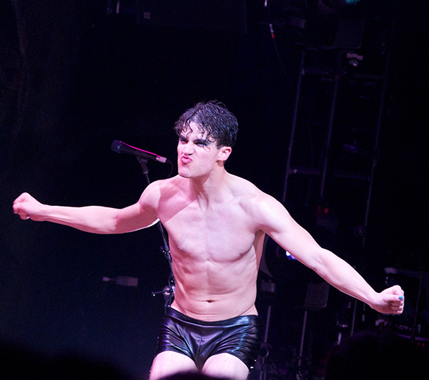 Darren Criss rocks out on his opening night in Broadway&#39;s Hedwig and the Angry Inch.