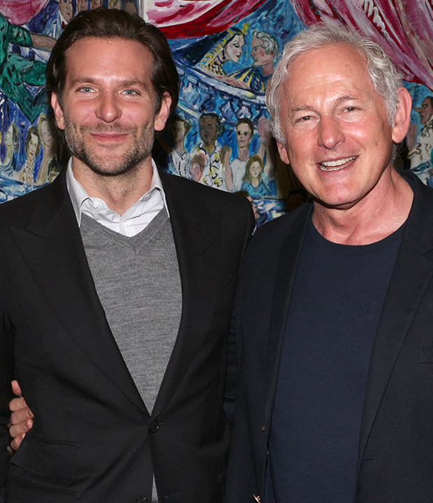 It&#39;s an Alias reunion for Bradley Cooper and stage and screen vet Victor Garber, who was on hand for the unveiling.