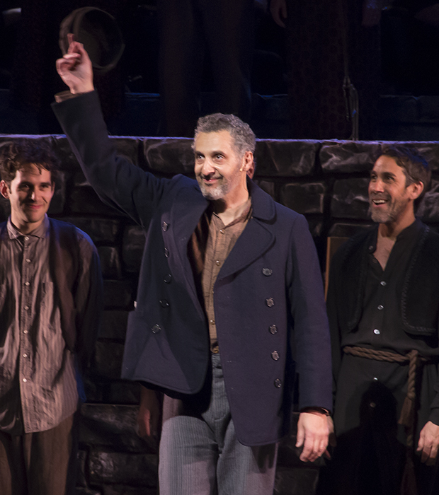 John Turturro takes his bow on the opening night of Kander and Ebb&#39;s Zorba! at New York City Center.