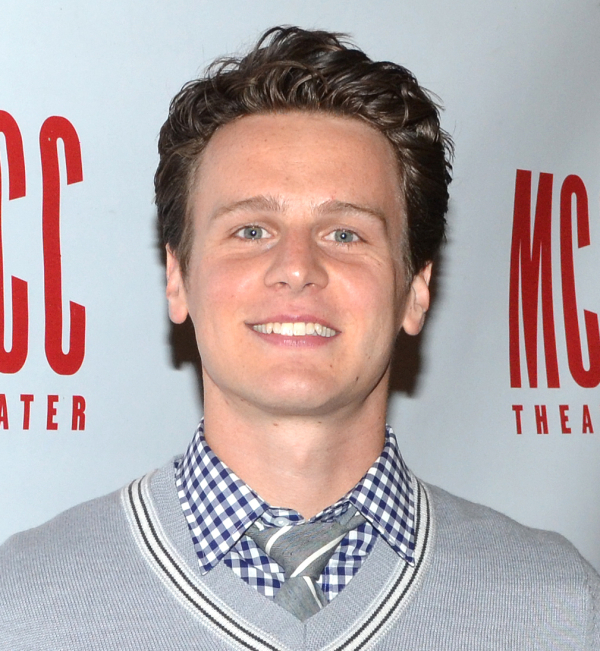Jonathan Groff played King George in Hamilton at the Public Theater.