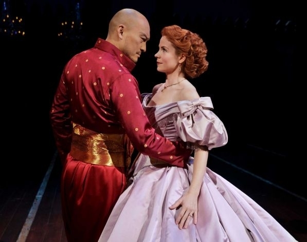 Ken Watanabe and Kelli O&#39;Hara in The King and I on Broadway.