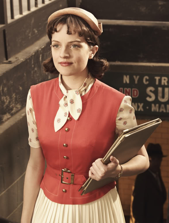 Elisabeth Moss as Peggy Olson on AMC&#39;s Mad Men.