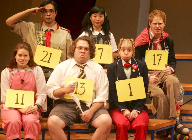 A scene from Broadway&#39;s The 25th Annual Putnam County Spelling Bee.