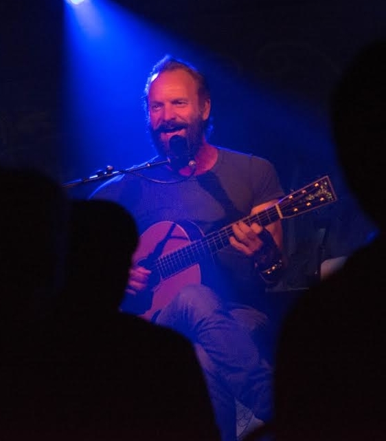 Sting sings from The Last Ship at the McKittrick Hotel.
