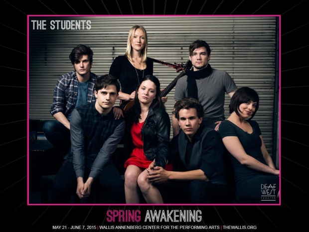 A promotional image for Michael Arden&#39;s Deaf West production of Spring Awakening at the Wallis-Annenberg Center.
