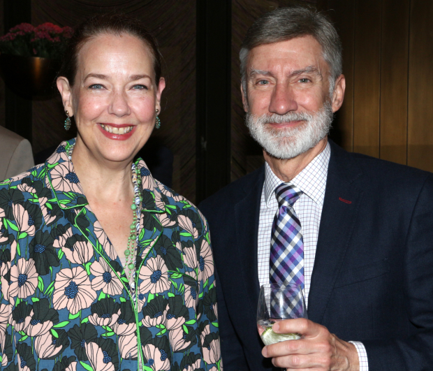 Broadway pals Harriet Harris (It Shoulda Been You and David Garrison (The Visit) come out to toast the one and only Chita Rivera.