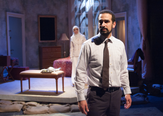Atra Asdou and Demetrios Troy in Michele Lowe&#39;s Inana, directed by Kimberly Senior, at Chicago&#39;s TimeLine Theatre.
