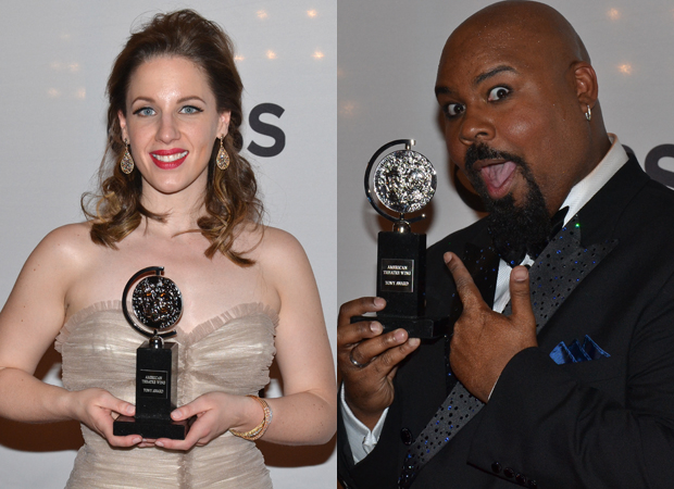 2014 Tony winners Jessie Mueller and James Monroe Iglehart will preset the 2015 Creative Arts Awards.