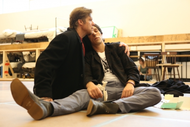 Rod Gilfry and Alexander Lewis play Walt Whitman and John Wormley respectively in the new opera Crossing.