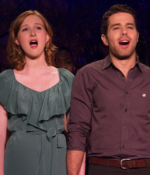 Erin Davie and Josh Young star in the new Broadway musical Amazing Grace.