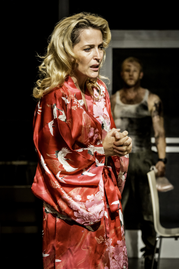 Gillian Anderson as Blanche du Bois in the Young Vic production of A Streetcar Named Desire.